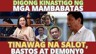 Digong kinastigo ng mga mambabatas. Tinawag na salot, bastos at dem0ny0 ?