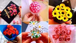 DIY Mini Bouquets / How to Make Mini Bouquet / Mini Bouquet Tutorial / DIY Paper Flower Bouquet