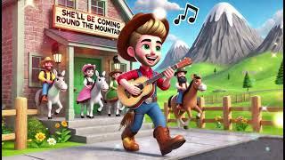 She'll Be Coming 'Round the Mountain | Fun Kids Song & Travel Adventure 