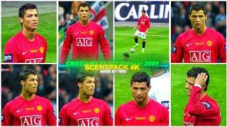 Cristiano Ronaldo Vs Tottenham 2009 / RARE CLIPS ● SCENEPACK 4K ( With AE CC and TOPAZ )