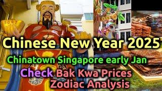 Chinese New Year 2025 - Chinatown Singapore - Early Jan[To See][4K]