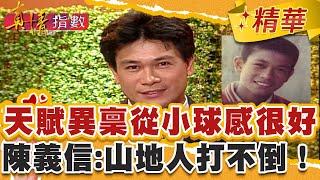 陳義信：台灣山地人是打不倒的！天賦異稟從小球感很好！【真情指數】精華｜蔡康永 陳義信