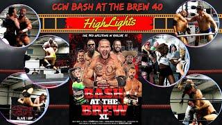 CCW Bash At The Brew 40 Highlight Video #prowrestling #highlights #ccw #wwe #aew