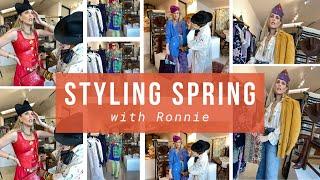 HOW TO STYLE SPRING OUTFITS WITH VINTAGE CLOTHES/ FEATURING RONNIE