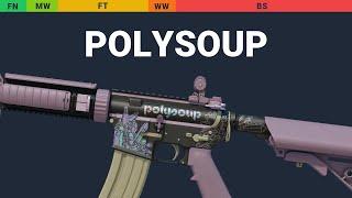 M4A4 Polysoup - Skin Float And Wear Preview