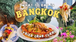 Bangkok Thailand 2023  What to Eat in Bangkok! Best Crab Curry + Thai Street Food | Bangkok Vlog