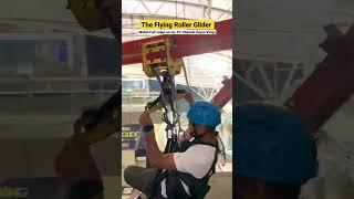 The flying roller glider kw delhi 6 mall Rajnagar extension #shorts  #ghaziabad #fun #ride