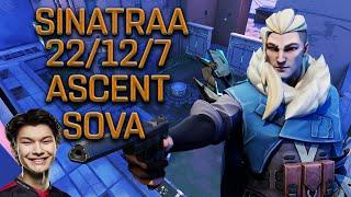SEN SINATRAA - SOVA - ASCENT - (22/13/7) - VALORANT POV