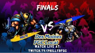 Grand Finals -PhillyB vs Joker490Frozen UMVC3 Des Moines FGC Local