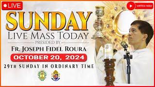 SUNDAY FILIPINO LIVE MASS TODAY ONLINE || OCTOBER 20, 2024 || FR. FIDEL ROURA