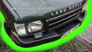 Discovery 2 WINCH BUMPER - How to Install (Kind of)