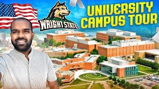 Wright State University Campus Tour | Ohio Dayton | Charan vlogs