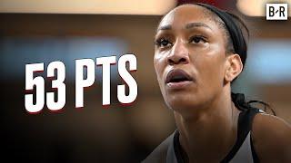 A'ja Wilson Ties WNBA Scoring Record w/ 53 Points