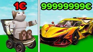 Dall'auto da 5€ all'auto da 999999€ IN ROBLOX!