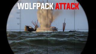 Wolfpack Attack|| Uboat Gameplay