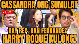 CASSANDRA ONG NAG PADALA NG SULAT KAY DAN FERNANDEZ, HARRY ROQUE KULONG SA WOMEN’S CORRECTIONAL!