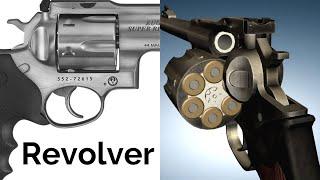 3D Animation: How a Revolver works