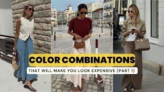 Color combinations that look expensive (part 1)