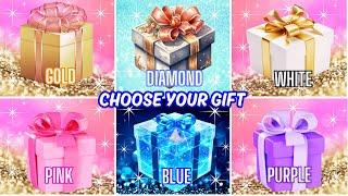 Choose YOUR Gift 6 Gift Box Challenge Gold, Diamond, White, Pink, Blue, Purple