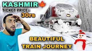 KASHMIR TRAIN JOURNEY | SANGANDAL TO SRINAGAR SMART CITY| USBRL | Train Timetable | Fare