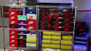 TOUR inside @jcresells559  Sneaker Room/Office !