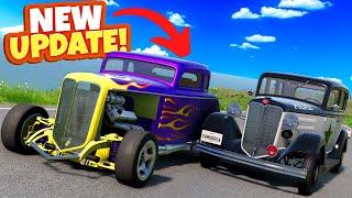 The NEW HOT ROD is Perfect Against the Police in the BeamNG Drive 0.34 Update!