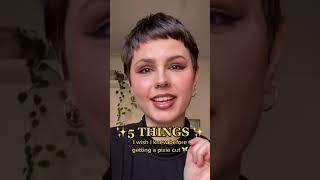 ️ things i WISH i knew before getting a #pixiecut