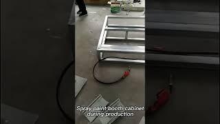 Spray booth cabinet during production #spraybooth #carpainting #paintbooth #bakingroom #dryingroom