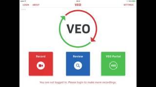 VEO - iPad login + WiFi