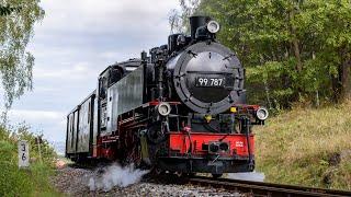 99 787 - oil burning steam locomotive on Zittau Narrow Gauge Railway 2024.09.28