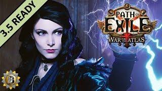 [3.5] Lightning Poet Build - Elementalist Witch - Path of Exile War For The - Betrayal