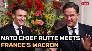 LIVE: NATO Secretary-General Rutte Meets with French President Emmanuel Macron in Paris