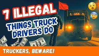 ILLEGAL Trucking Practices | Truckers, Don't Do These 7 Things!!