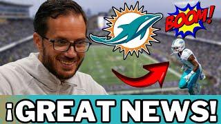 great news! was cleared to return to the lineup! LATEST Miami Dolphins NEWS