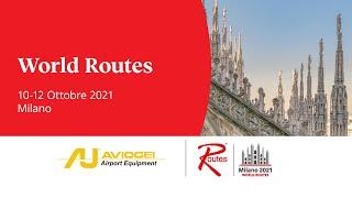 World Routes Milan 2021  Aviogei Airport Equipment