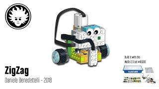 LEGO WeDo 2.0 one-motor line follower robot