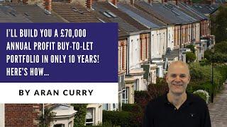 I’ll build you a £70,000 annual profit buy-to-let portfolio in only 10 years! Here’s how…