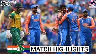 ICC T20 World Cup 2024 | India vs South Africa | Full Highlights 2024 | IND VS SA 2024 Highlights