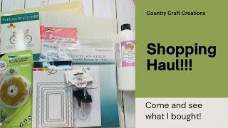 Country Craft Creations Shopping Haul!  Come and see what I bought!!