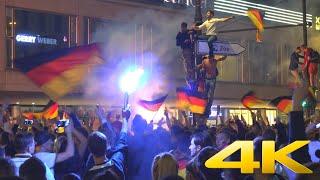 4K | Deutschland feiert den Sieg der Fußballweltmeisterschaft 2014 in Berlin