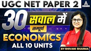 UGC NET Economics | UGC NET Paper 2 Economics  Complete All 10  Units Marathon  by shivani sharma