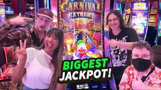 Hitting Our Biggest JACKPOT Ever! - Buffalo Jackpot Carnival EXTREME