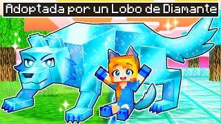 ¡ADOPTADA POR UN LOBO DE DIAMANTE en Minecraft!