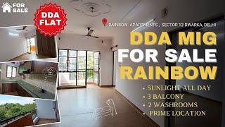 PRICE DROP!! DDA MIG FLAT For Sale in Affordable Price! | Rainbow Apartments, Sector 12 Dwarka Delhi