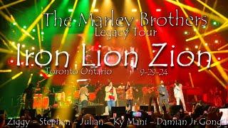 "Iron Lion Zion" Marley Legacy Tour 2024 Toronto Ziggy, Stephen, Julian, Ky-Mani, Damian Jr.Gong