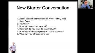 NETWORK MARKETING: New starter conversation