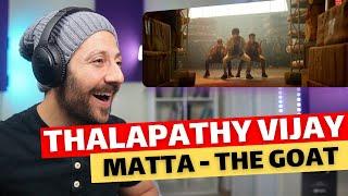  CANADA REACTS TO MATTA Tamil | Thalapathy Vijay | Yuvan Shankar Raja | The GOAT reaction