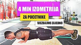 4 MIN IZOMETRIJA / za početnike / tabata I MARINO BAŠIĆ