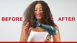 AC8648 Remington Advanced Coconut Therapy Hair Dryer Anti Frizz Results