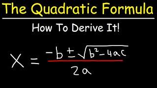 How To Prove The Quadratic Formula By Completing The Square